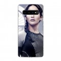 Дизайнерский силиконовый чехол для Samsung Galaxy S10 Дженнифер Лоуренс
