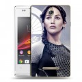 Дизайнерский пластиковый чехол для Sony Xperia E Дженнифер Лоуренс