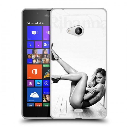 Дизайнерский пластиковый чехол для Microsoft Lumia 540 Риана