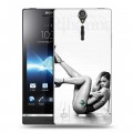 Дизайнерский пластиковый чехол для Sony Xperia S Риана