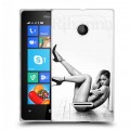 Дизайнерский пластиковый чехол для Microsoft Lumia 435 Риана