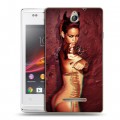 Дизайнерский пластиковый чехол для Sony Xperia E Риана