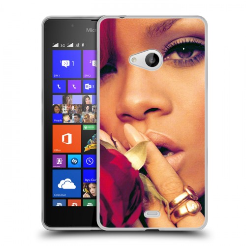 Дизайнерский пластиковый чехол для Microsoft Lumia 540 Риана