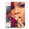 Дизайнерский пластиковый чехол для Sony Xperia E Риана