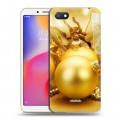 Дизайнерский пластиковый чехол для Xiaomi RedMi 6A Новогодние шары