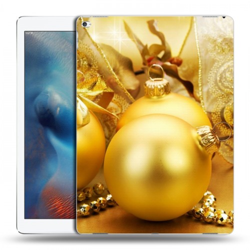 Дизайнерский силиконовый чехол для Ipad Pro Новогодние шары
