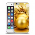 Дизайнерский силиконовый чехол для Iphone 6 Plus/6s Plus Новогодние шары