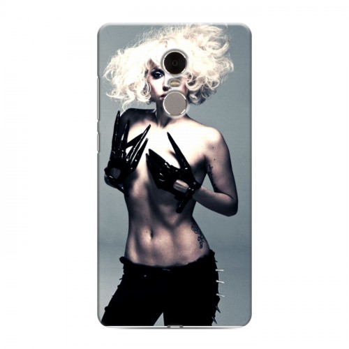 Дизайнерский силиконовый чехол для Xiaomi RedMi Note 4 Леди Гага
