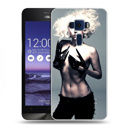 Дизайнерский пластиковый чехол для Asus ZenFone 3 5.2 Леди Гага