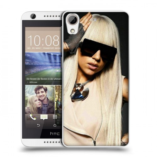 Дизайнерский силиконовый чехол для HTC Desire 626 Леди Гага