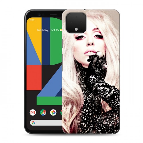 Дизайнерский силиконовый чехол для Google Pixel 4 XL Леди Гага
