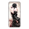 Дизайнерский силиконовый чехол для Nokia G10 Леди Гага