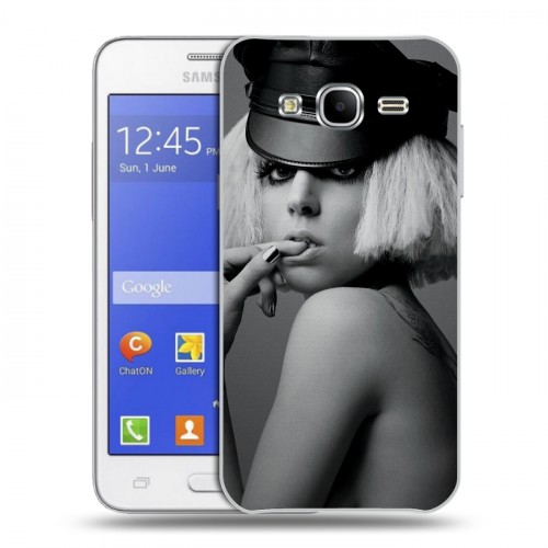 Дизайнерский силиконовый чехол для Samsung Galaxy J7 Леди Гага
