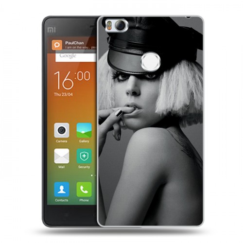Дизайнерский силиконовый чехол для Xiaomi Mi4S Леди Гага