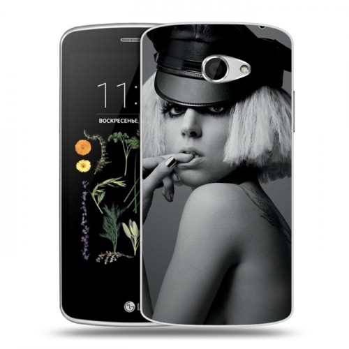 Дизайнерский силиконовый чехол для LG K5 Леди Гага