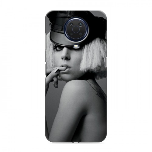 Дизайнерский силиконовый с усиленными углами чехол для Nokia G20 Леди Гага