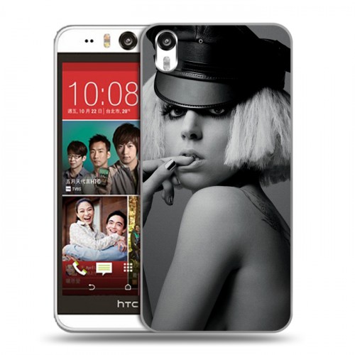 Дизайнерский силиконовый чехол для HTC Desire Eye Леди Гага