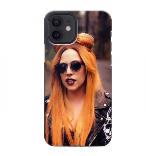 Дизайнерский силиконовый чехол для Iphone 12 Леди Гага
