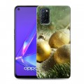 Дизайнерский пластиковый чехол для OPPO A52 Новогодние шары