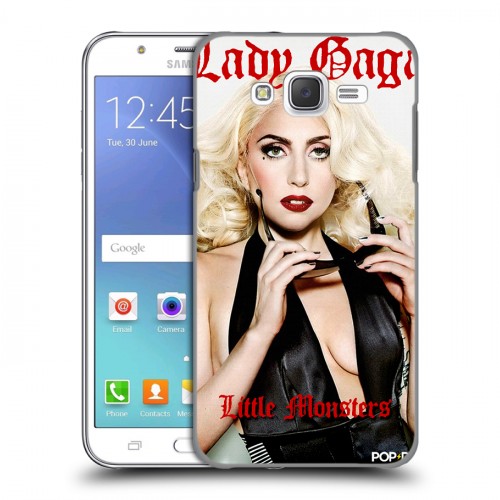 Дизайнерский пластиковый чехол для Samsung Galaxy J5 Леди Гага