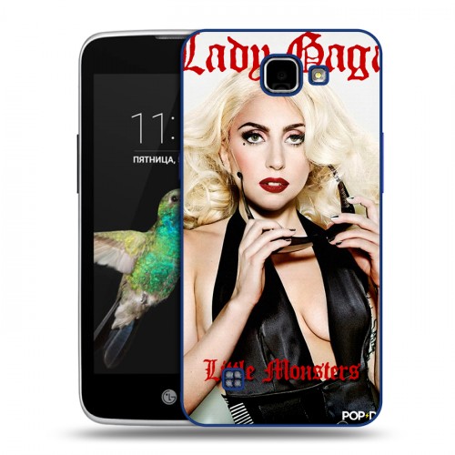 Дизайнерский пластиковый чехол для LG K4 Леди Гага