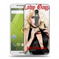 Дизайнерский пластиковый чехол для Lenovo Moto X Play Леди Гага