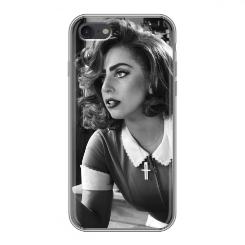 Дизайнерский силиконовый чехол для Iphone 7 Леди Гага