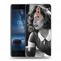 Дизайнерский пластиковый чехол для Nokia 8 Леди Гага