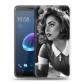 Дизайнерский пластиковый чехол для HTC Desire 12 Леди Гага