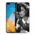 Дизайнерский пластиковый чехол для Huawei P40 Леди Гага