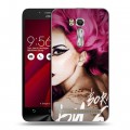 Дизайнерский силиконовый чехол для ASUS Zenfone Go 5.5 Леди Гага