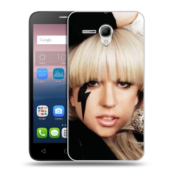 Дизайнерский силиконовый чехол для Alcatel One Touch POP 3 5.5 Леди Гага (на заказ)