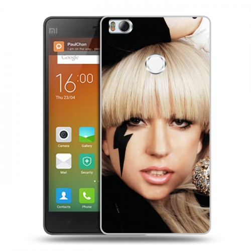 Дизайнерский пластиковый чехол для Xiaomi Mi4S Леди Гага