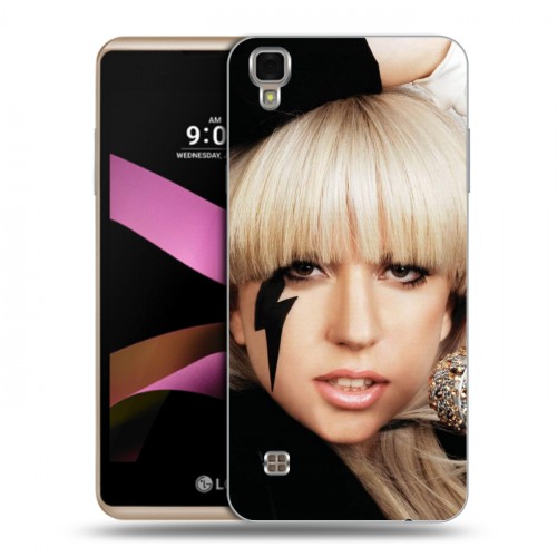Дизайнерский пластиковый чехол для LG X Style Леди Гага