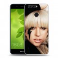 Дизайнерский пластиковый чехол для Huawei Nova 2 Plus Леди Гага