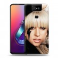 Дизайнерский пластиковый чехол для ASUS ZenFone 6 ZS630KL Леди Гага