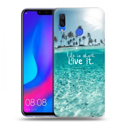 Дизайнерский пластиковый чехол для Huawei Nova 3 Пляж