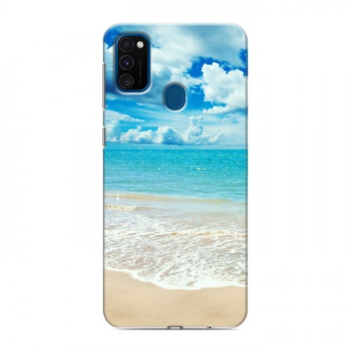 Дизайнерский силиконовый чехол для Samsung Galaxy M30s Пляж