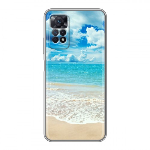 Дизайнерский силиконовый чехол для Xiaomi Redmi Note 11 Pro Пляж