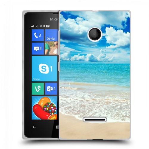 Дизайнерский пластиковый чехол для Microsoft Lumia 435 Пляж