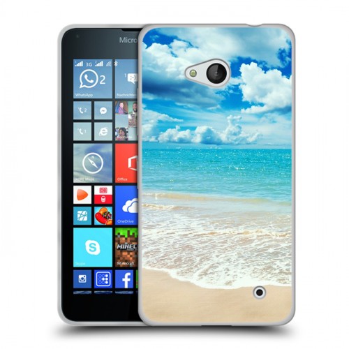 Дизайнерский пластиковый чехол для Microsoft Lumia 640 Пляж