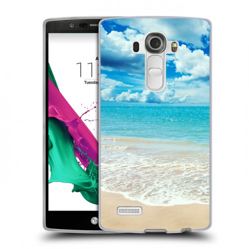 Дизайнерский пластиковый чехол для LG G4 Пляж