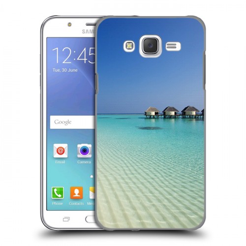 Дизайнерский пластиковый чехол для Samsung Galaxy J5 Пляж