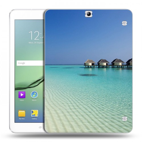 Дизайнерский силиконовый чехол для Samsung Galaxy Tab S2 9.7 Пляж