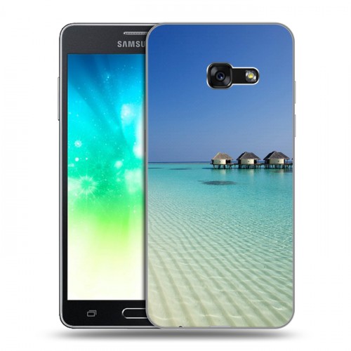 Дизайнерский пластиковый чехол для Samsung Galaxy A3 (2017) Пляж