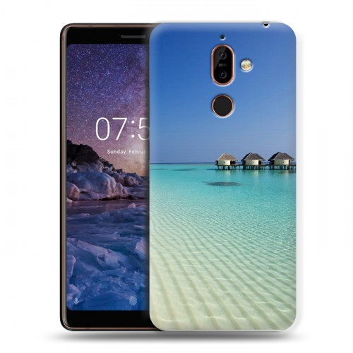 Дизайнерский пластиковый чехол для Nokia 7 Plus Пляж