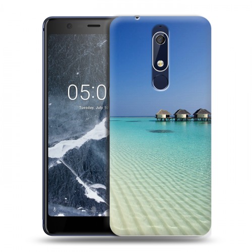 Дизайнерский пластиковый чехол для Nokia 5.1 Пляж