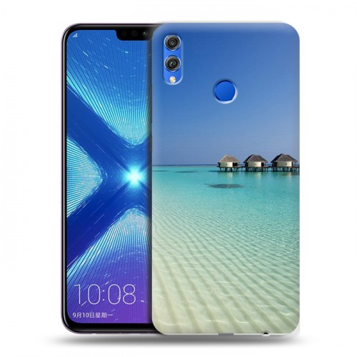 Дизайнерский силиконовый чехол для Huawei Honor 8X Пляж