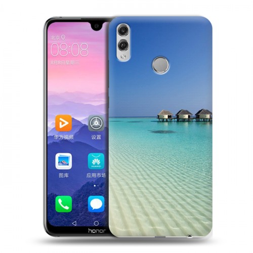 Дизайнерский пластиковый чехол для Huawei Honor 8X Max Пляж