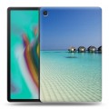 Дизайнерский силиконовый чехол для Samsung Galaxy Tab S5e Пляж